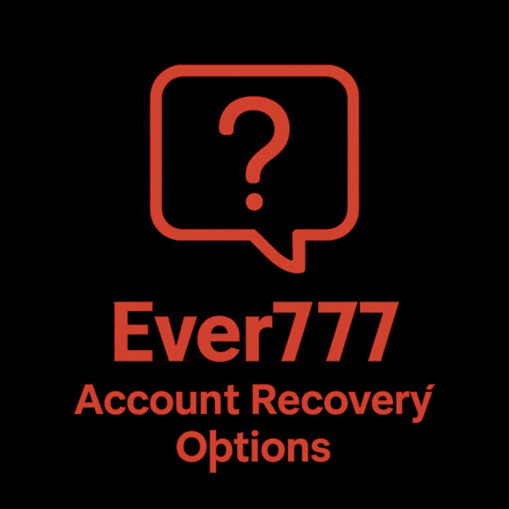 An icon illustrating Ever777 Account Recovery Options.