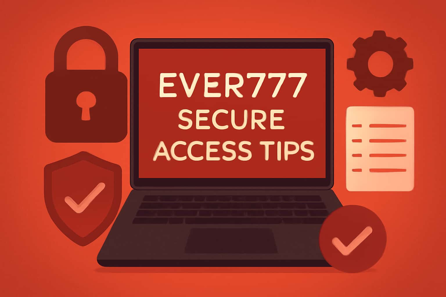 An informative illustration showcasing secure access strategies for Ever777.