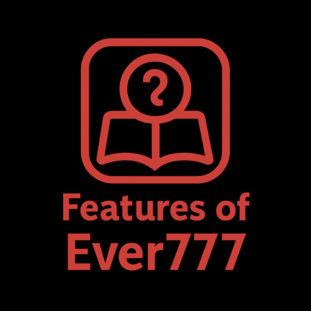 Icon illustrating the key features of Ever777.