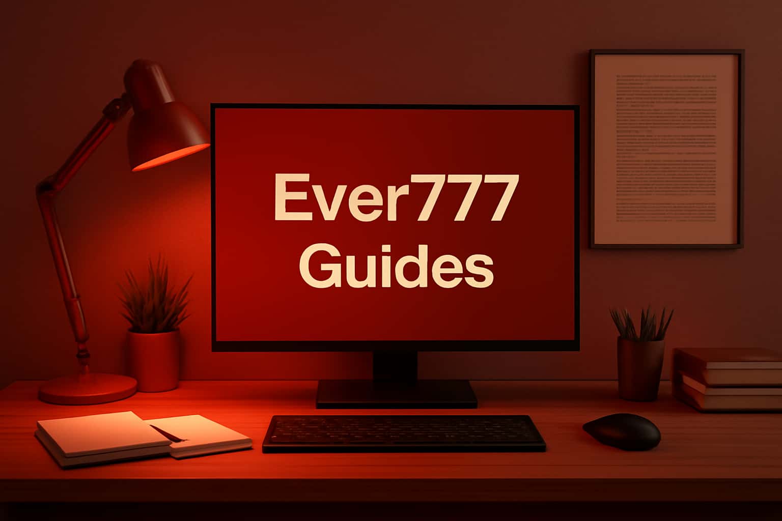 An educational representation of the Ever777 Guides platform.