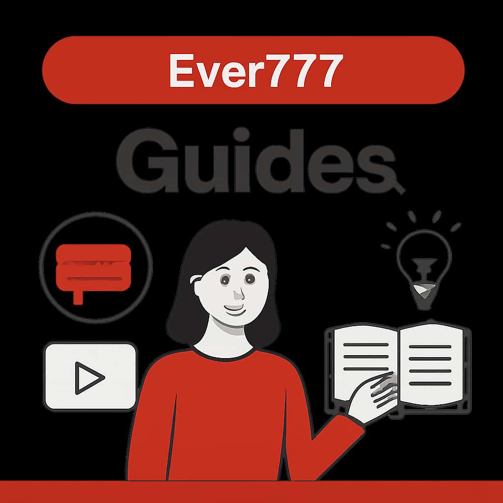 Illustration depicting various features of Ever777 Guides.