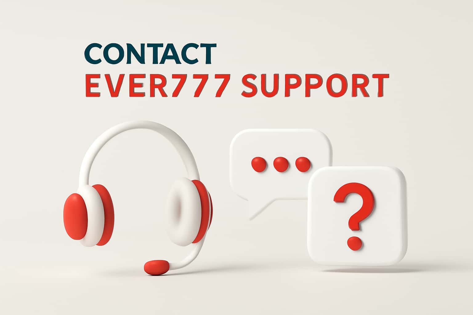 Contact Ever777 Support Interface