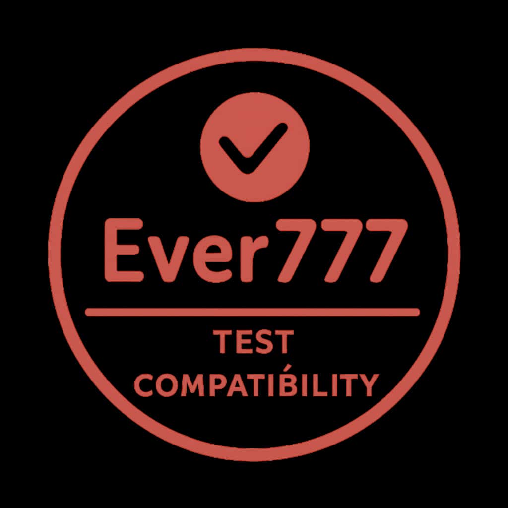 A badge symbolizing Ever777 compatibility.